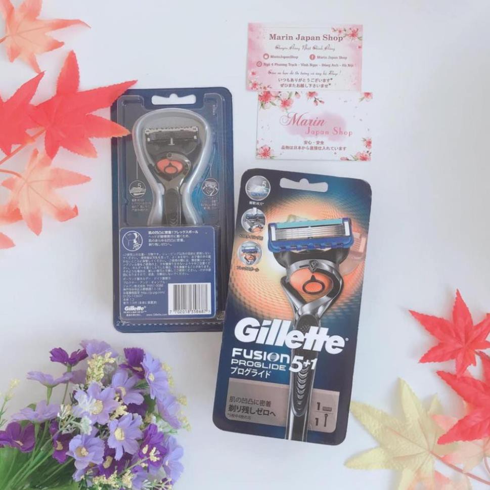 (Nội địa Nhật Bản) Dao cạo râu 5 lưỡi Gillette Fusion Proglide nội địa Nhật Bản