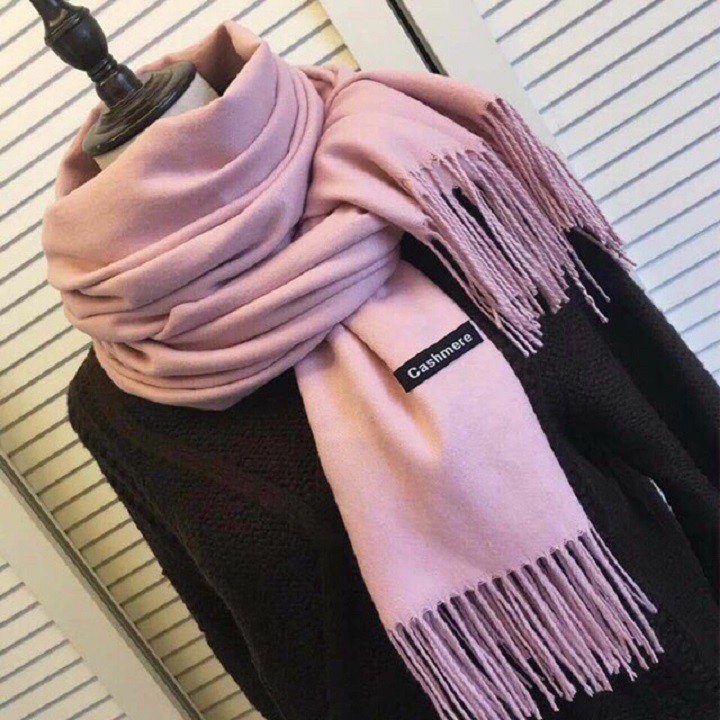 Khăn Choàng Cổ Cashmere Chất Len Dệt Mịn hàng loại 1 chất mịn