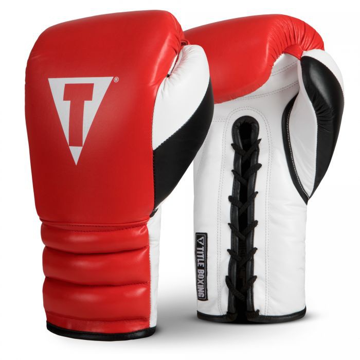 TITLE BOXING LUXURY SPARRING GLOVES 12 OZ RD/BK/WH TLXSP Shopee
