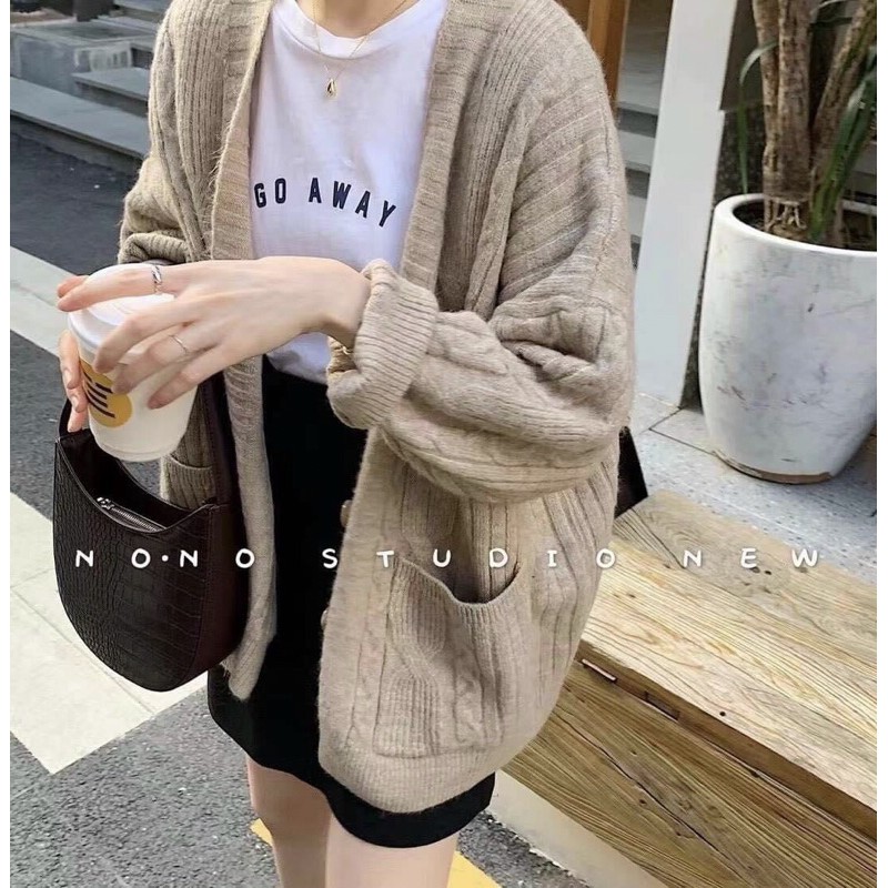 Áo cadigan len siêu hot