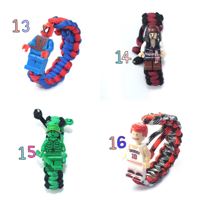 Vòng tay Lego thắt dây siêu đẹp 1 vòng ngẫu nhiên xinh xắn