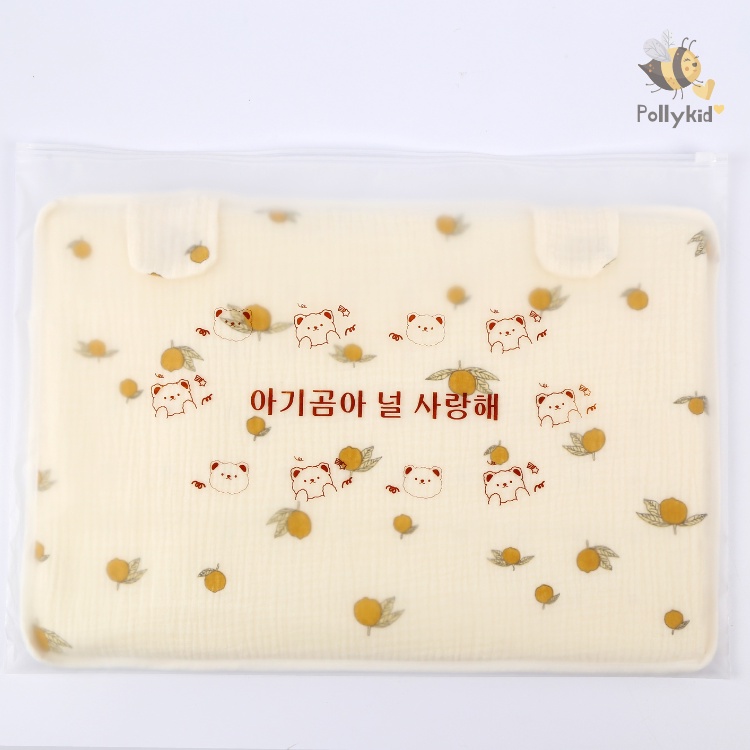 Gối Cao Su Non Cho Bé Chống Lõm Đầu Phong Cách Hàn Quốc Họa Tiết Cực Xinh - Kích Cỡ Siêu To 30x45 cm Pollykid SP135