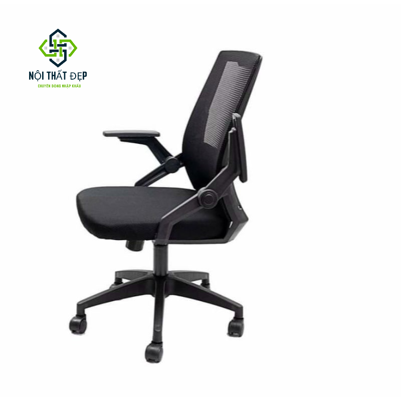 Ghế Xoay Nhân Viên Lưới VP-580 Tay Gạt,  Nhỏ Gọn,  Tiện Lợi