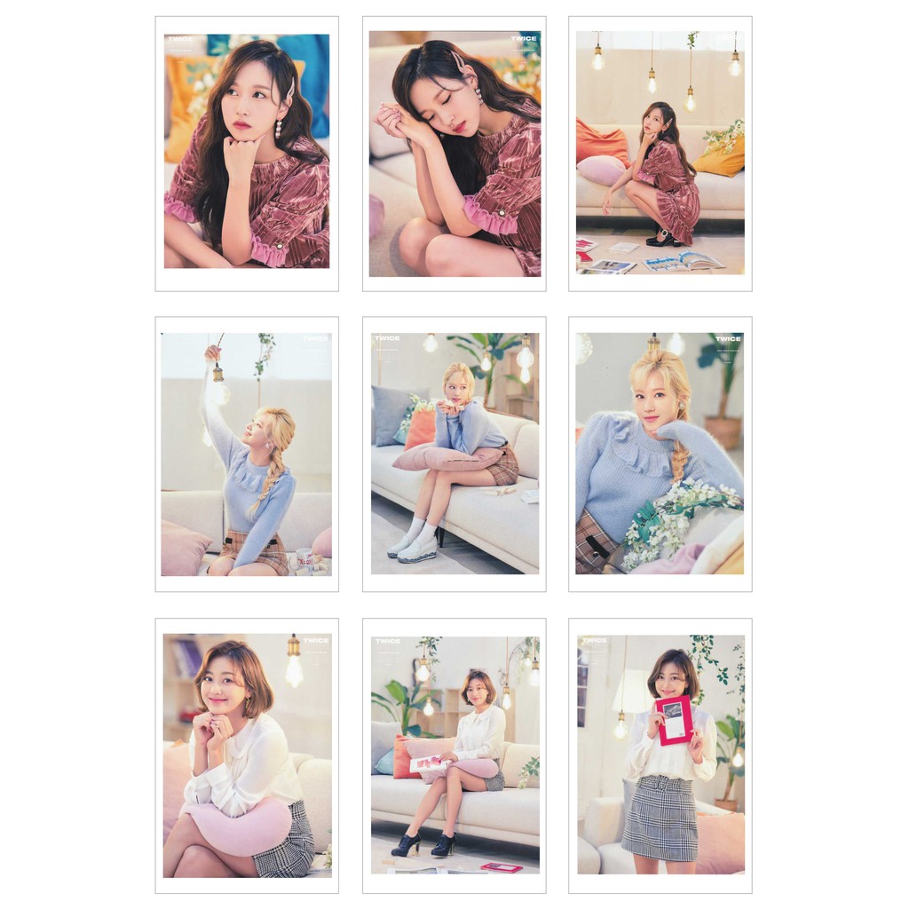 [Ép Lụa] Lomo Card 27 Ảnh TWICE - LIGHT IN JAPAN