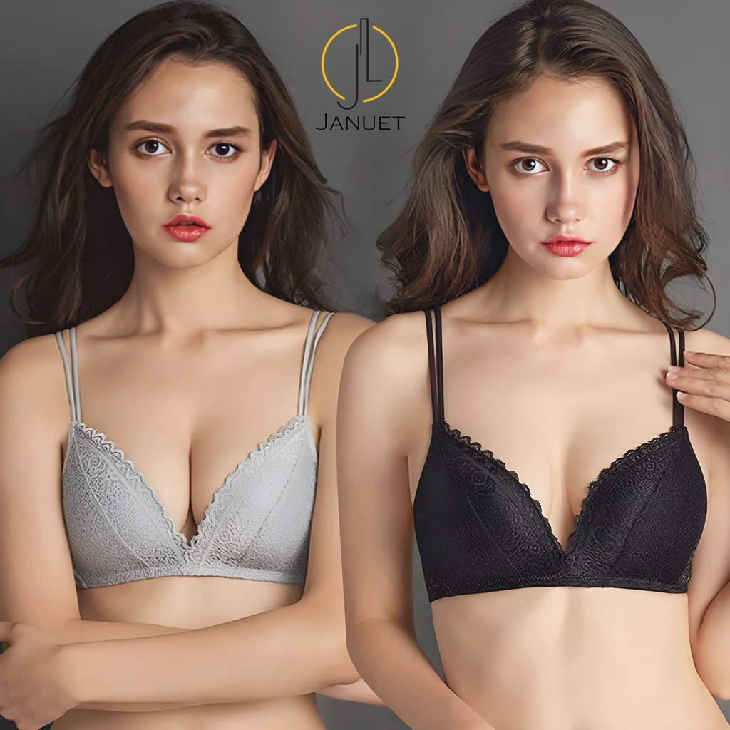 Áo Lót bra ren hoa không gọng đệm mỏng cao cấp BJA02