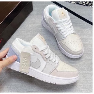 Giày 𝐉𝐨𝐫𝐝𝐚𝐧 1 low paris màu xám xanh nam nữ, giày sneaker jd 1 paris cổ thấp bản đẹp full box bill