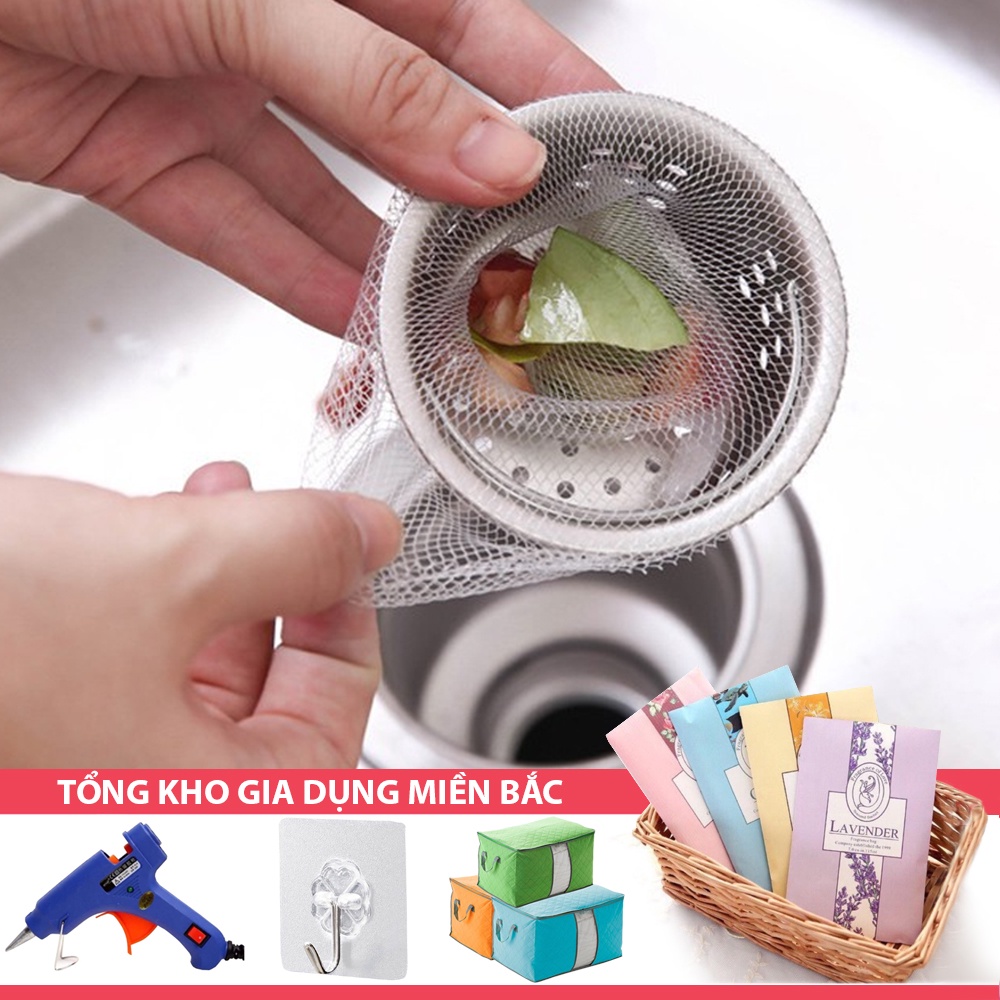 [Tổng Kho Sỉ] Set Từ 100 Đến 300 Túi Lưới Lọc - KIỂU DÀI - Chặn Rác Bồn Rửa Bát, Chén