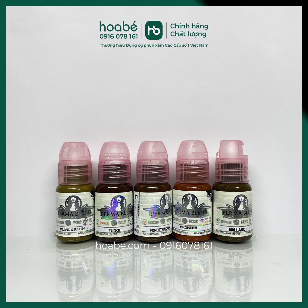 Mực Perma Blend Phun Xăm Môi Chân Mày Mí Tattoo Xăm Hình Chính Hãng Giá Rẻ DCPX HOA BÉ 2021