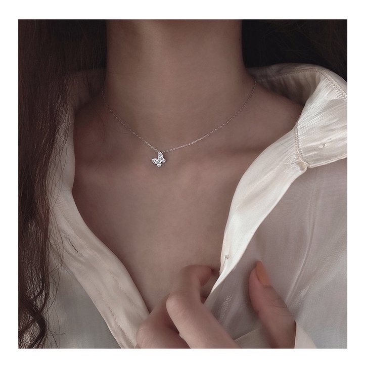 Dây chuyền,vòng cổ cánh bướm đính đá