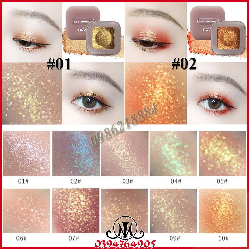 Phấn mắt nhũ lấp lánh Novo Eye Shadow MO23 | BigBuy360 - bigbuy360.vn