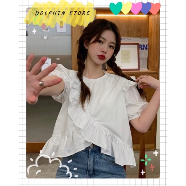 BIGSIZE Áo babydoll tay ngắn bigsize