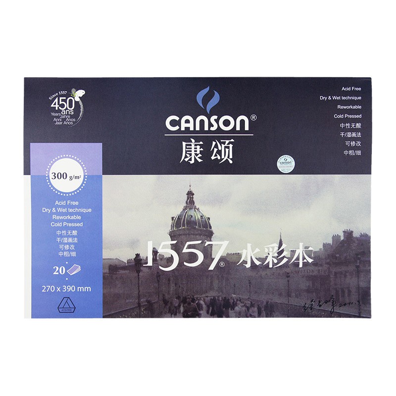 Giấy Vẽ Màu Nước Canson And Sing 1557 8k4k 300g