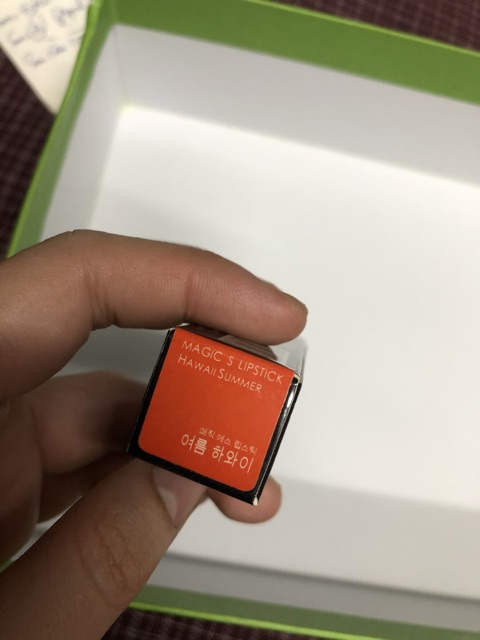 Son lì APRILSKIN Magic Màu đỏ cam Auth Korea | BigBuy360 - bigbuy360.vn