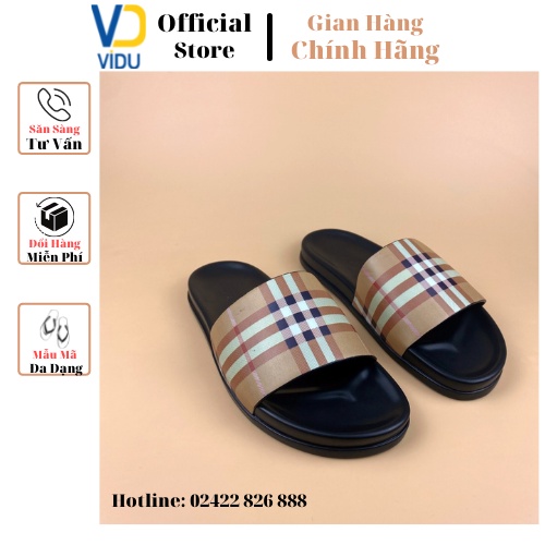Dép nam thời trang BURBERRY ViDu 21113 màu vàng dễ đi, chống thấm nước