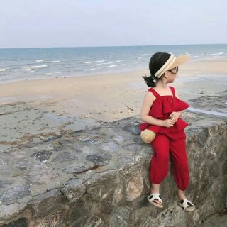 Bộ bèo 2 dây hàng Quảng Châu loại 1 cho bé