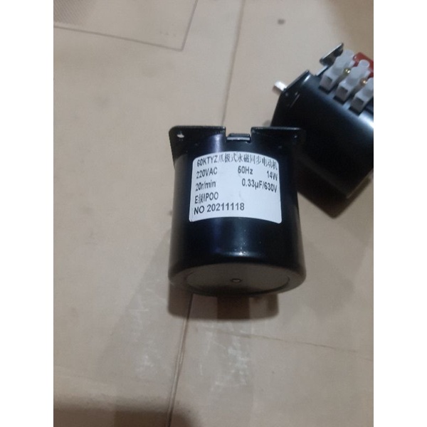 Mô tơ 220V quay gà vịt 60KTYZ 14W, Motor 220V động cơ 220V giảm tốc 220V