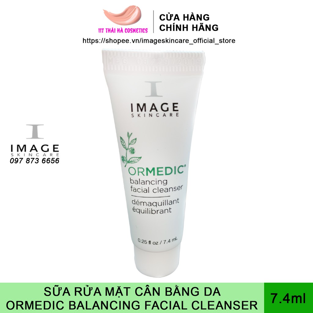 Sữa Rửa Mặt Image Ormedic Balancing Facial Cleanser Mini 7.4ml
