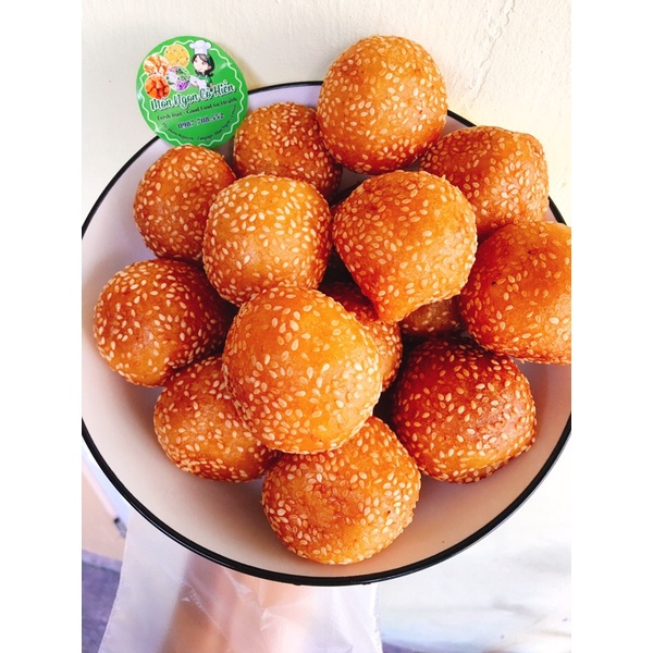 BÁNH CAM BỌC MÈ 65k/10 tặng kèm 1