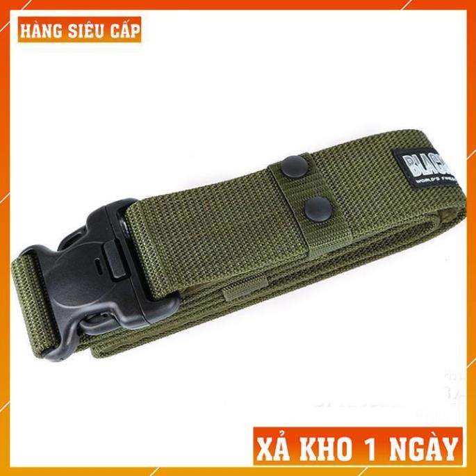 Thắt Lưng, Dây Nịt Nam Cao Cấp Lính Mỹ blackhawk Quân Đội Vải Dù Bản Rộng