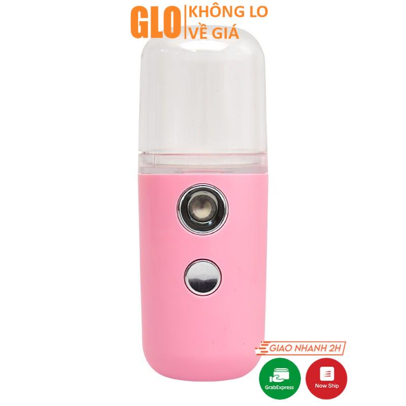 Máy Phun Sương Xông Hơi Mặt NaNo Mini Cầm Tay Hỗ Trợ Dưỡng Da Cấp Nước Tối Đa