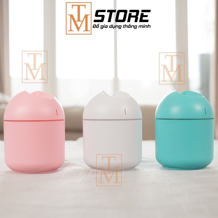 Máy xông tinh dầu mini - Máy phun sương mini đèn LED 250ml MX1