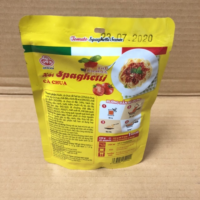 [110 g] Túi Xốt Spaghetti Cà Chua Cô Đặc Hoàn Hảo Ottogi