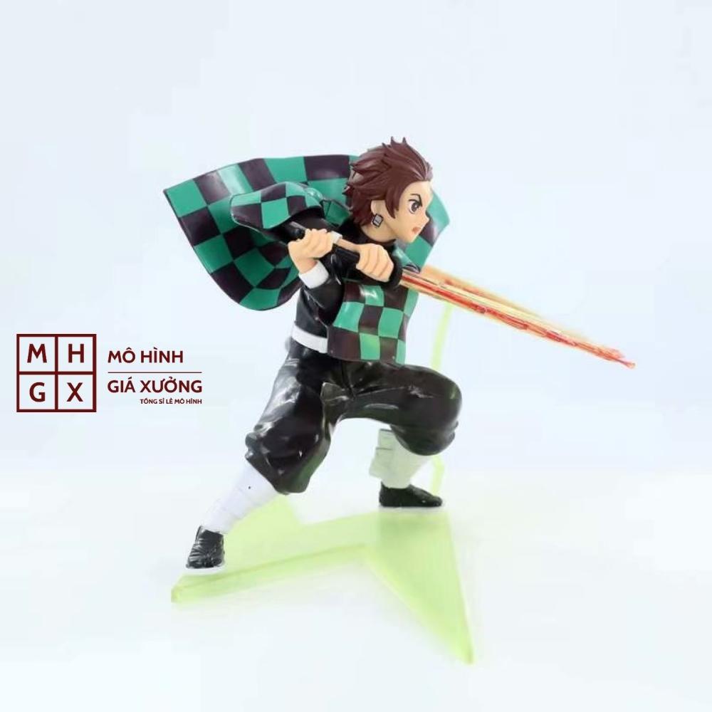 Mô Hình Kamado Tanjirou chiến đấu Cực Ngầu - Hiệu ứng kiếm đẹp - Kimetsu No Yaiba - figure thanh gươm diệt quỷ