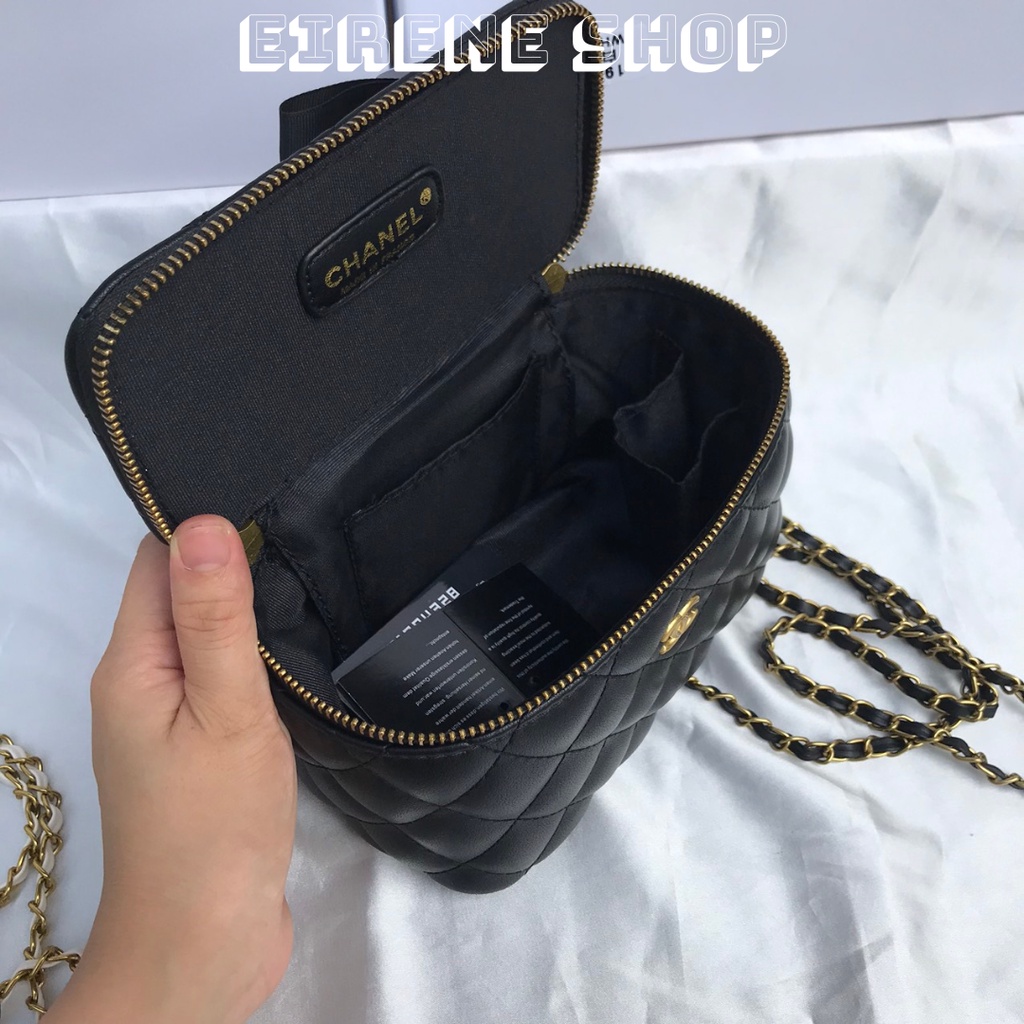 Túi xà neo hoa trà cốp vuông trần trám fullbox