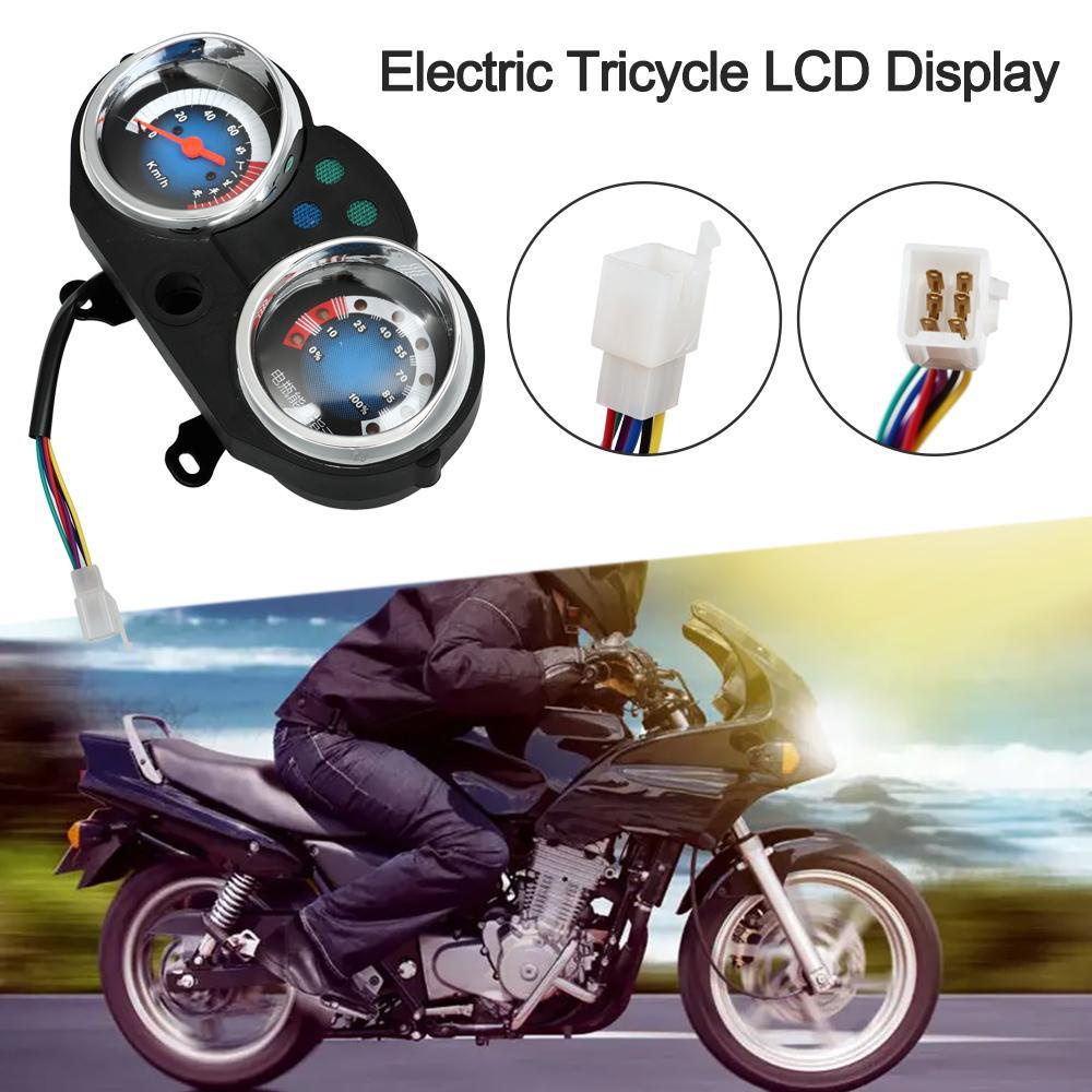 Đồng Hồ Đo Tốc Độ Màn Hình LCD Đa Năng Cho Xe Đạp / Xe Máy Điện