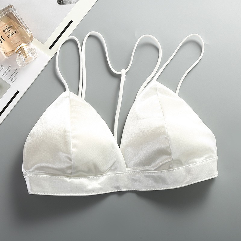 Áo Bra Satin Chữ Y ⭐ FREESHIP ⭐ Áo Ngực Đệm Mỏng - Bra Nâng Ngực A9604