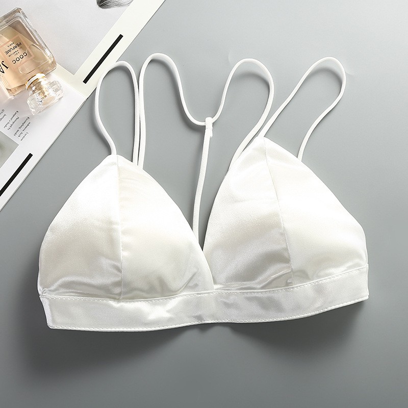 [Mã WASTUP5 giảm 10% tối đa 20K đơn 99K] Áo Bra Satin chữ Y 💝FREESHIP💝 Bra Phi Bóng Siêu Quyến rũ - giá rẻ A9604