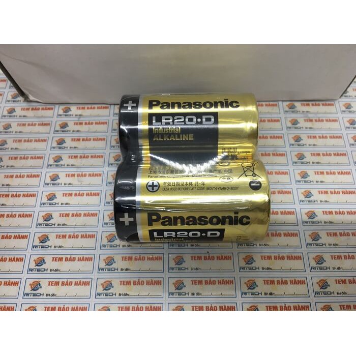 [Mã ELFLASH5 giảm 20K đơn 50K] Cặp Pin Panasonic LR20.D 1.5V A98L-0031-0005 cho máy CNC Fanuc