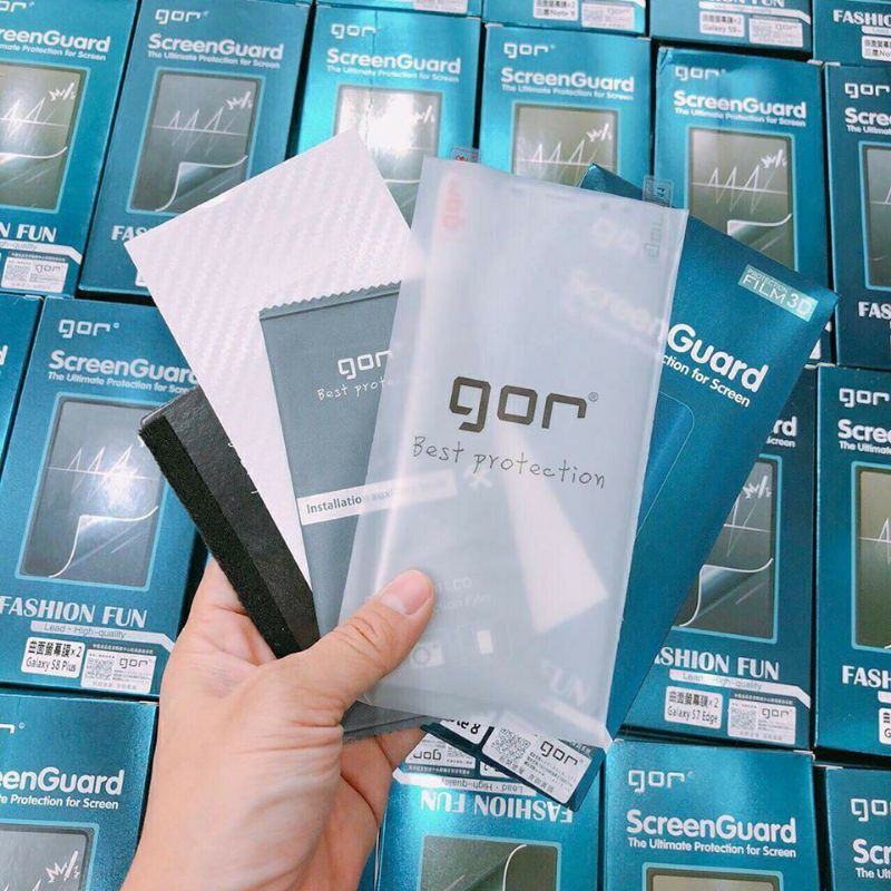 Bộ dán dẻo GOR cho Samsung S20 Plus ( 2 miếng dán trước+ 1 miếng dán sau cacbon)