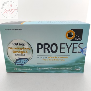 Bổ mắt proeyes - giảm mỏi mắt, khô mắt - lọ 30 viên gmp