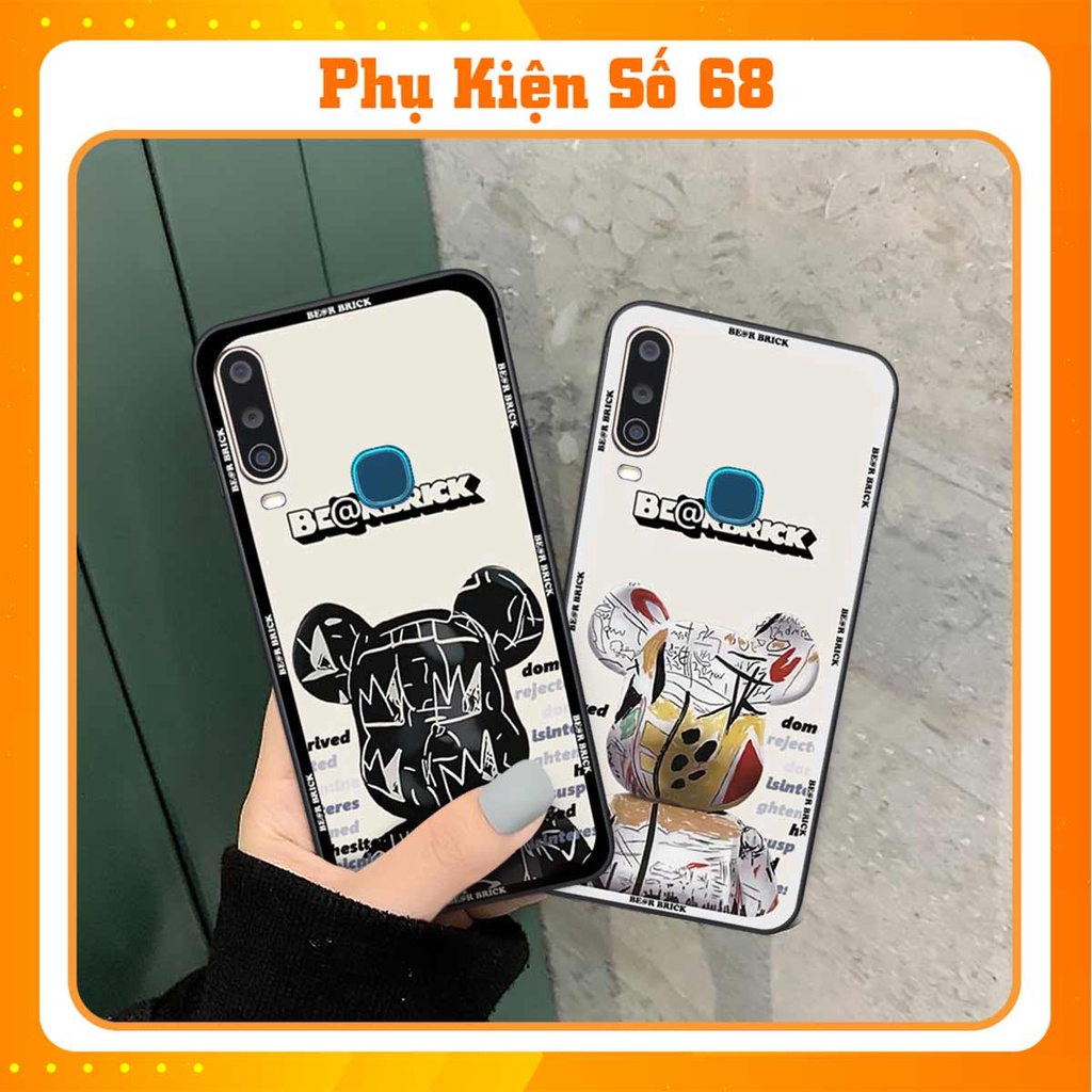 Ốp lưng điện thoại Vivo U10 / Y12 / Y15 / Y17 elegant, gấu be@rbrick cao cấp, vỏ ốp rẻ đẹp