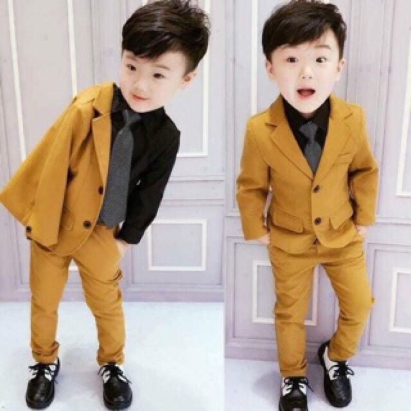 Bộ vest bé trai ảnh thật