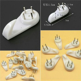 [GIÁ SỈ]  Set 10 chiếc Móc đinh 4 chân, đinh móc treo tường đinh ghim không cần khoan tường