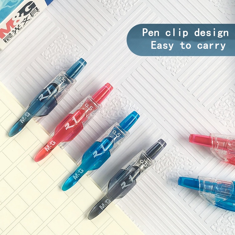 Bút mực gel M&G GP1008 ngòi 0.5mm tiện lợi