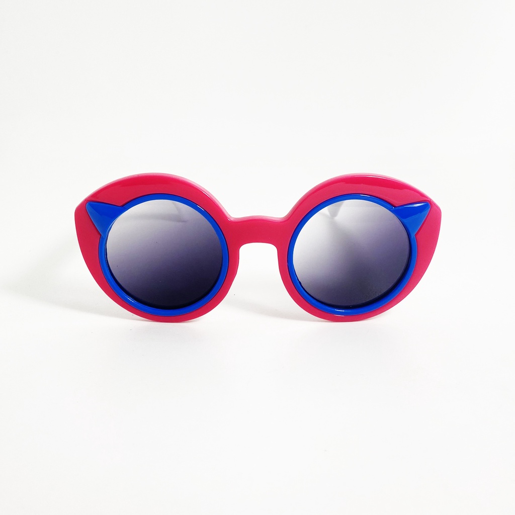 Kính mát trẻ em cao cấp Jun Secret gọng nhựa, kiểu kính hoạt tiết hoạt hình đáng yêu dành cho bé từ 1 đến 5 tuổi JS60A24