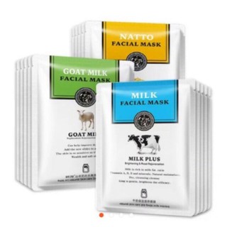 Mặt nạ đậu nành, sữa bò, sữa dê Rorec