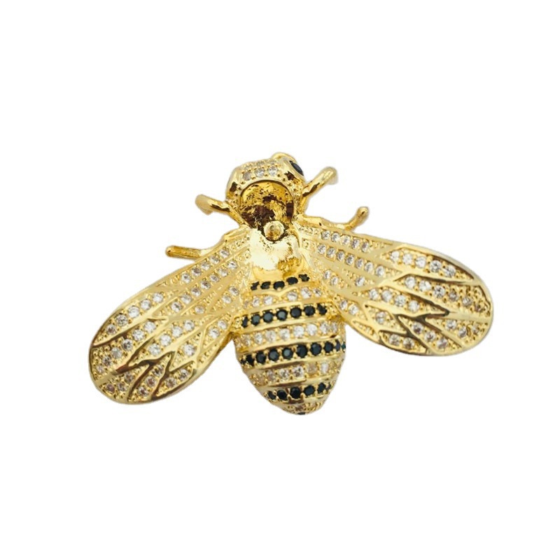 [K7DC] Phụ kiện trang sức (DIY) - Khóa chốt chặn tạo kiểu đầu chuỗi chưa gắn ngọc chị ong nạm đá lấp lánh