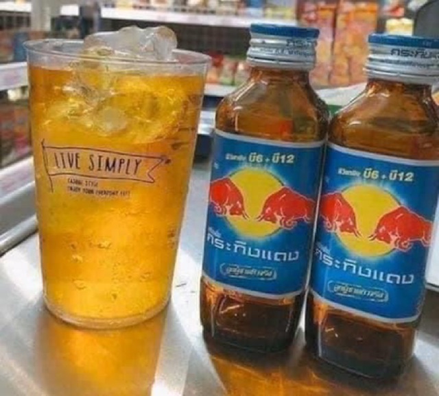 (1 Lốc 10 chai sành) Bò húc chuẩn Thái Lan