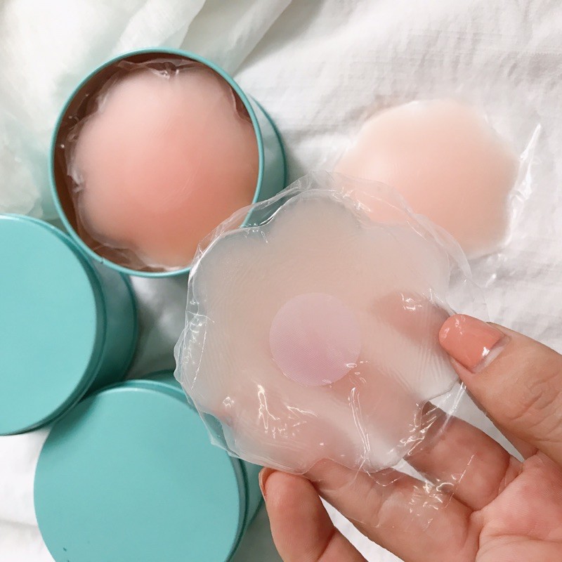 Hộp miếng dán nhũ hoa silicon &amp; giấy siêu dính hoa  HDN160