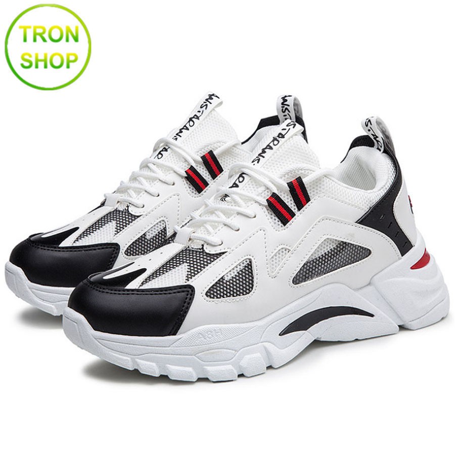Giày sneaker TS553 [ Nhập TRONSHOP1 giảm 10% ] da PU cao cấp đế cao su Tronshop chuyên giày nam | BigBuy360 - bigbuy360.vn