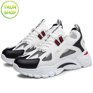 Giày sneaker TS555 [ Nhập TRONSHOP1 giảm 10% ] da PU cao cấp đế cao su Tronshop chuyên giày nam