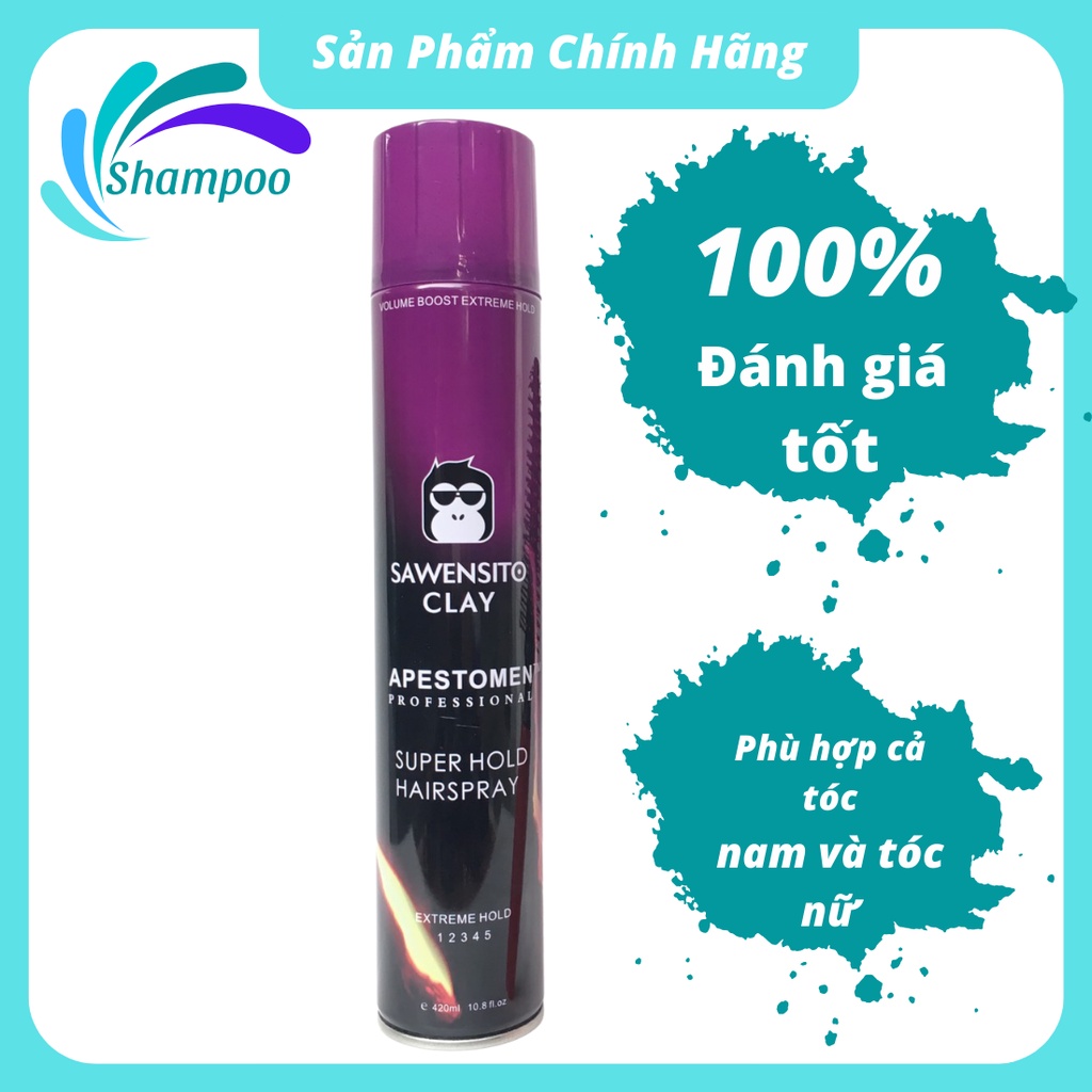 Gôm xịt tóc SAWENSITO tạo kiểu tóc danh cho nam nữ mini tiện dụng