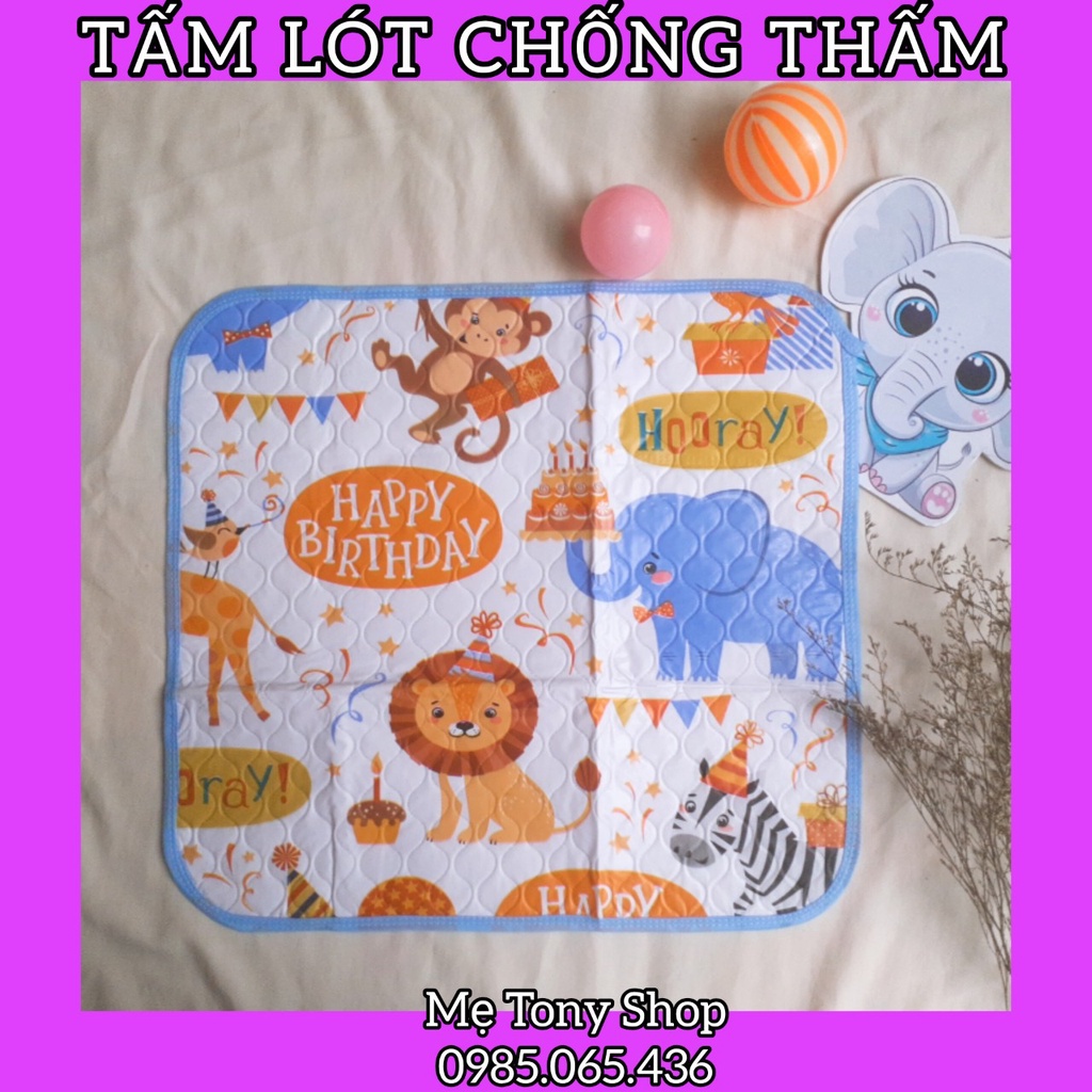 [Cao Cấp-Chống Thấm] Tấm Lót Thay Đồ Cho Bé (40cm*45cm)