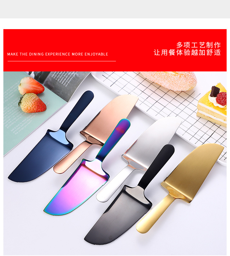 Xẻng Xúc Bánh Pizza Hình Tam Giác Bằng Thép Không Gỉ