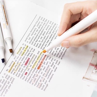 Bộ Bút Dạ Highlighter 6 Cây Màu Retro