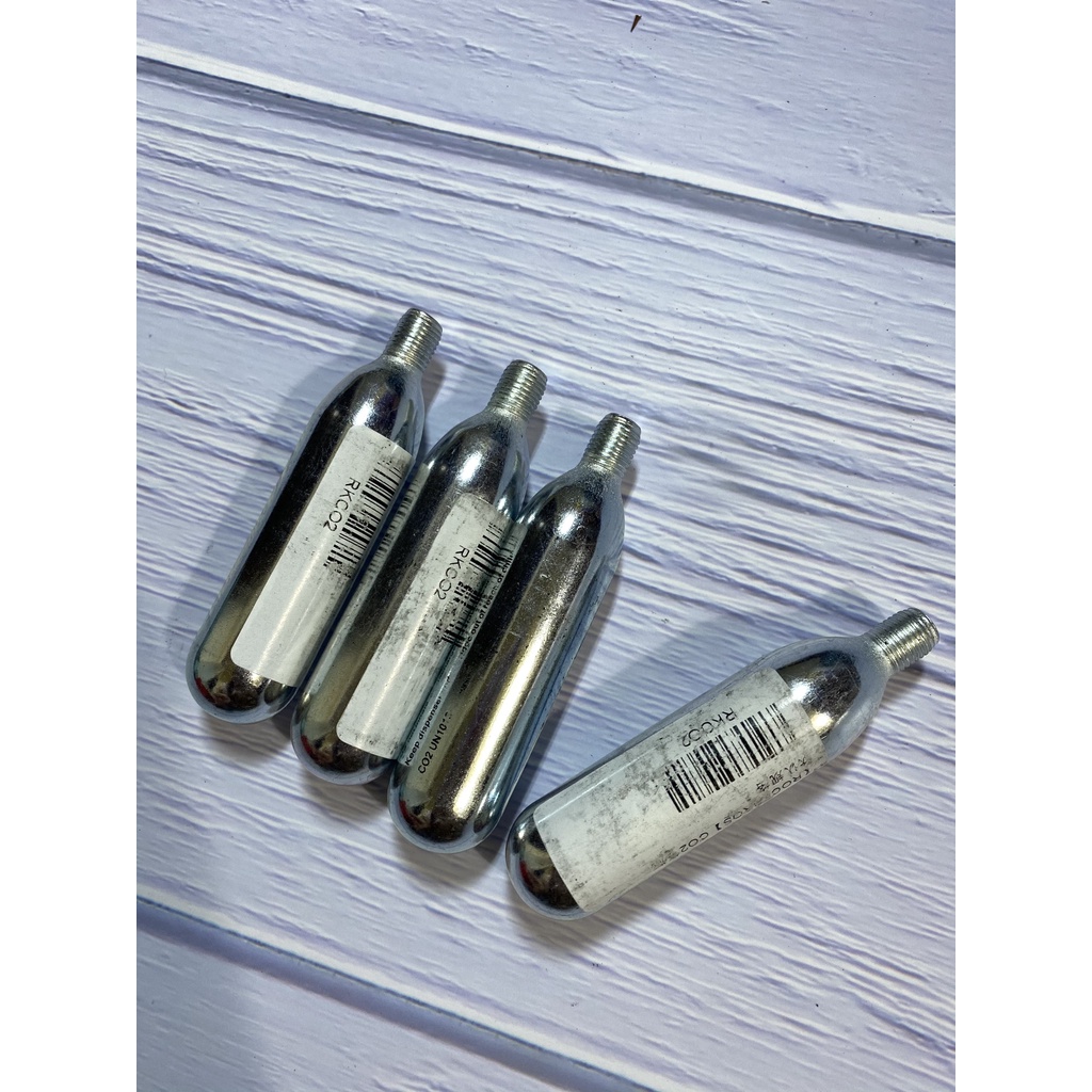 Bình khí co2 bơm lốp xe đạp , van Co2 - chính hãng rockbros